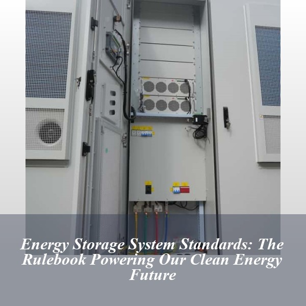 Energy Storage System Standards: The Rulebook Powering Our Clean Energy Future